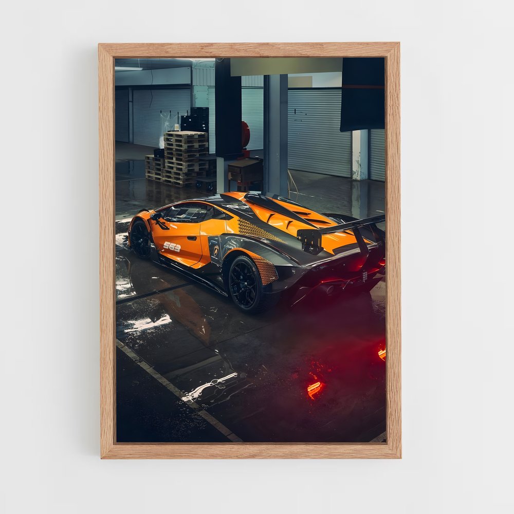 Poster Stationnement Urbain – affiche Lamborghini (vue 4)